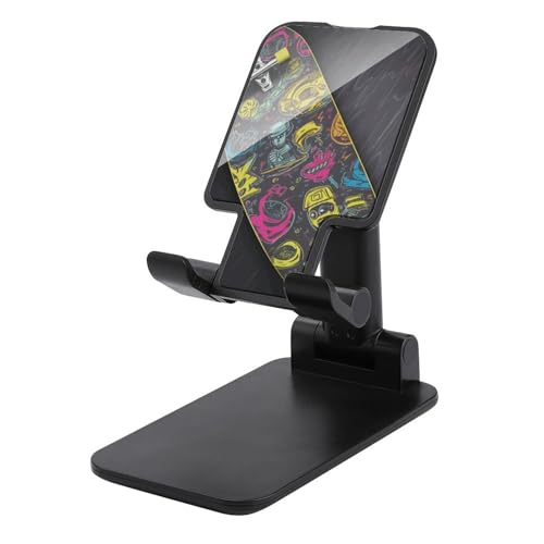 Support de téléphone pliable graffiti pour regarder vos vidéos sur le bureau en toute liberté