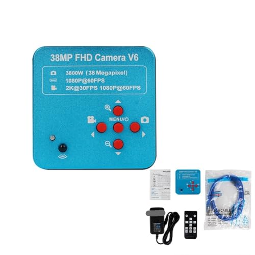 ラボ用顕微鏡アクセサリー LNDUSTIRILビデオ顕微鏡カメラ4.8mp / 38mp / 13mp HDMI USB.デジタルのために(38MP HDMI VGA 3860)