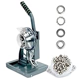 Heavy Duty Grommet Machine – Perforatrice professionale per occhielli per pelle, tessuto, cintura, pantaloni, scarpe, borse artigianali (12 mm)