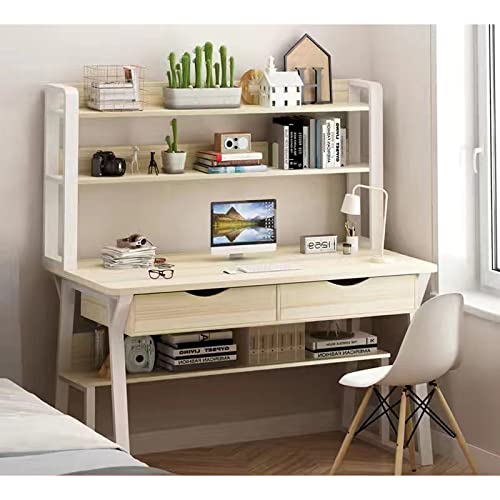 Bureau d'ordinateur avec étagères de rangement pour ranger vos dossiers de bureau à domicile - 3