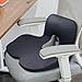 SnowingShine Cushion for Office Chair, Support Pillow for Long Sitting, Black