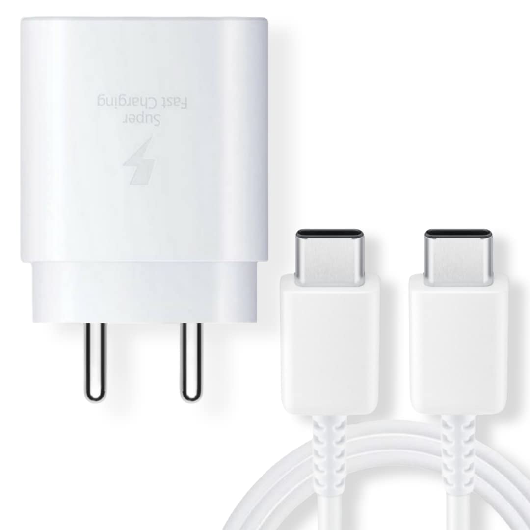 Original 25W Charger Super Fast Charger Adapter Compatible with Samsung S21/S21+/S21 Ultra/S20/S20+/S20 Ultra/ M51/M42/F23 5G/M53 5G/M52 5G/M33 - White (B0BZ58PYWF) Amazon Price History, Amazon Price Tracker