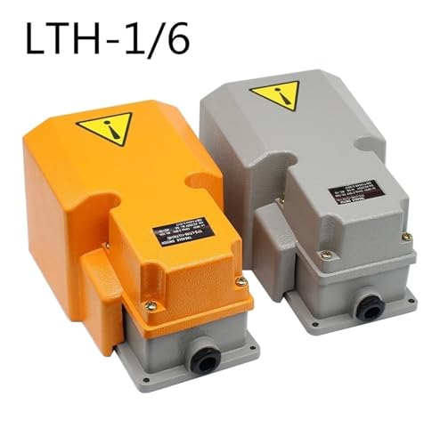 Interruptor de pie LTH-1/6 de aluminio para evitar fallos electricos en maquinaria 3