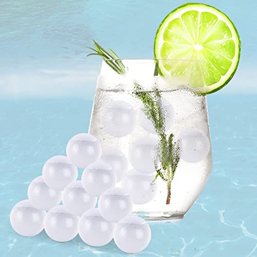 SHENGQIPC 60 Pack Reusable Ice Cube for Drinks...
