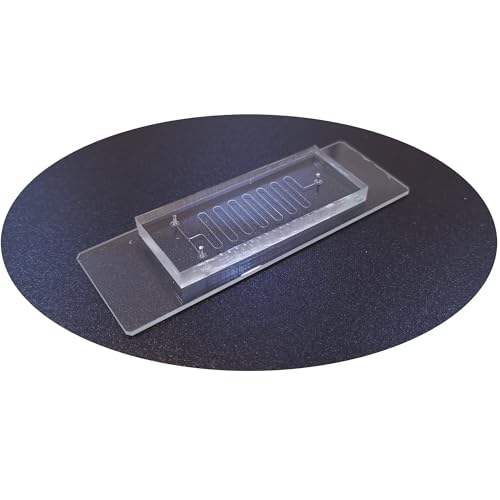 Puce microfluidique PDMS 100 µm pour système LNP de laboratoire