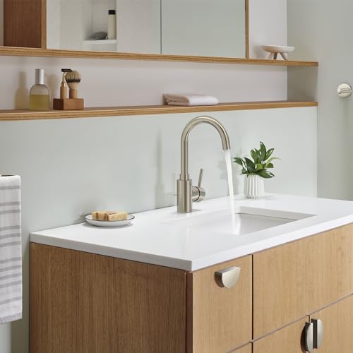 Grohe 32138EN2 Concetto Einhebel-Badezimmerarmatur, Gebürstetes Nickel – Ansicht 4