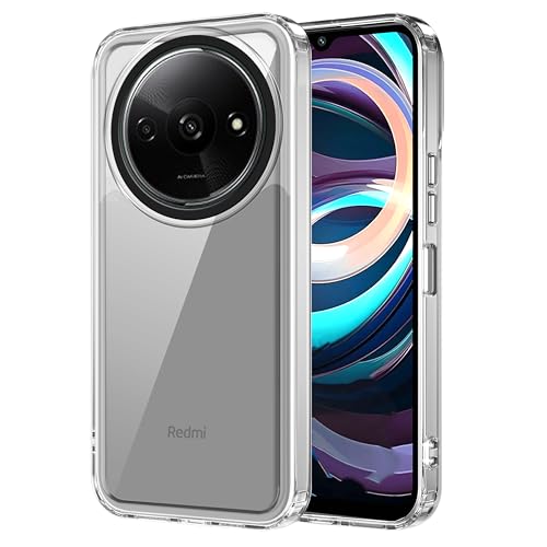 Image of Zapcase Back Case Cover for Mi Redmi A3 | Compatible for Mi Redmi A3 Back Cover | Case Cover with Camera Protection | (TPU + PC | Transparent)