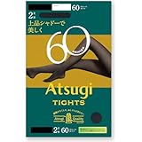 [アツギ] タイツ 上品シャドーで美しく 60デニール ロングセラー ＜2足組＞ 毛玉ができにくい 暖かい 静電気防止 FP60002P・FP11612P レディース 【NEW】 ブラック