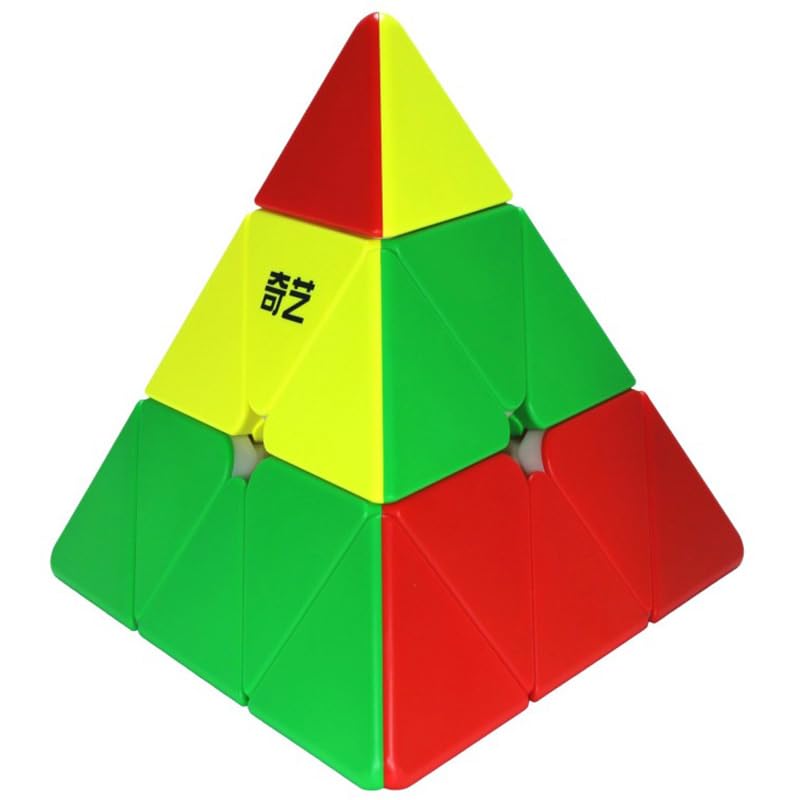 Image of HAWKISTER all ages Qiyi Qiming Plus Pyraminx Big Speed Cube (22.6Cm)