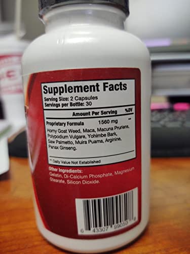 Vialus -Male Testosterone And Performance Booster To Improve Size, Stamina, Energy. Fast Acting Enhancement Formula With Horny Goat Weed, Saw Palmetto, And More. Alternative To Prescription Pills #TOP2