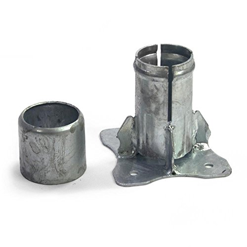 OZCO 2-3/8" Steel Post Base Anchor
