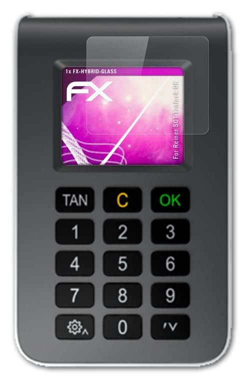 atFoliX Plastic Glass Protective Film compatible with Reiner SCT TanJack QR Glass Protector, 9H Hybrid-Glass FX Screen Protector