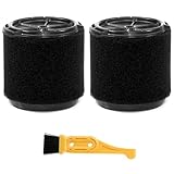 ECOMAID VF3700 Replacement Cartridge Filter for Ridgid Shop Vacuum 3-4.5 Gallon Wet/Dry Vacuum, VF3700 Foam Filter Only for Wet Application (WS14045F Foam Filter 2 Pack)
