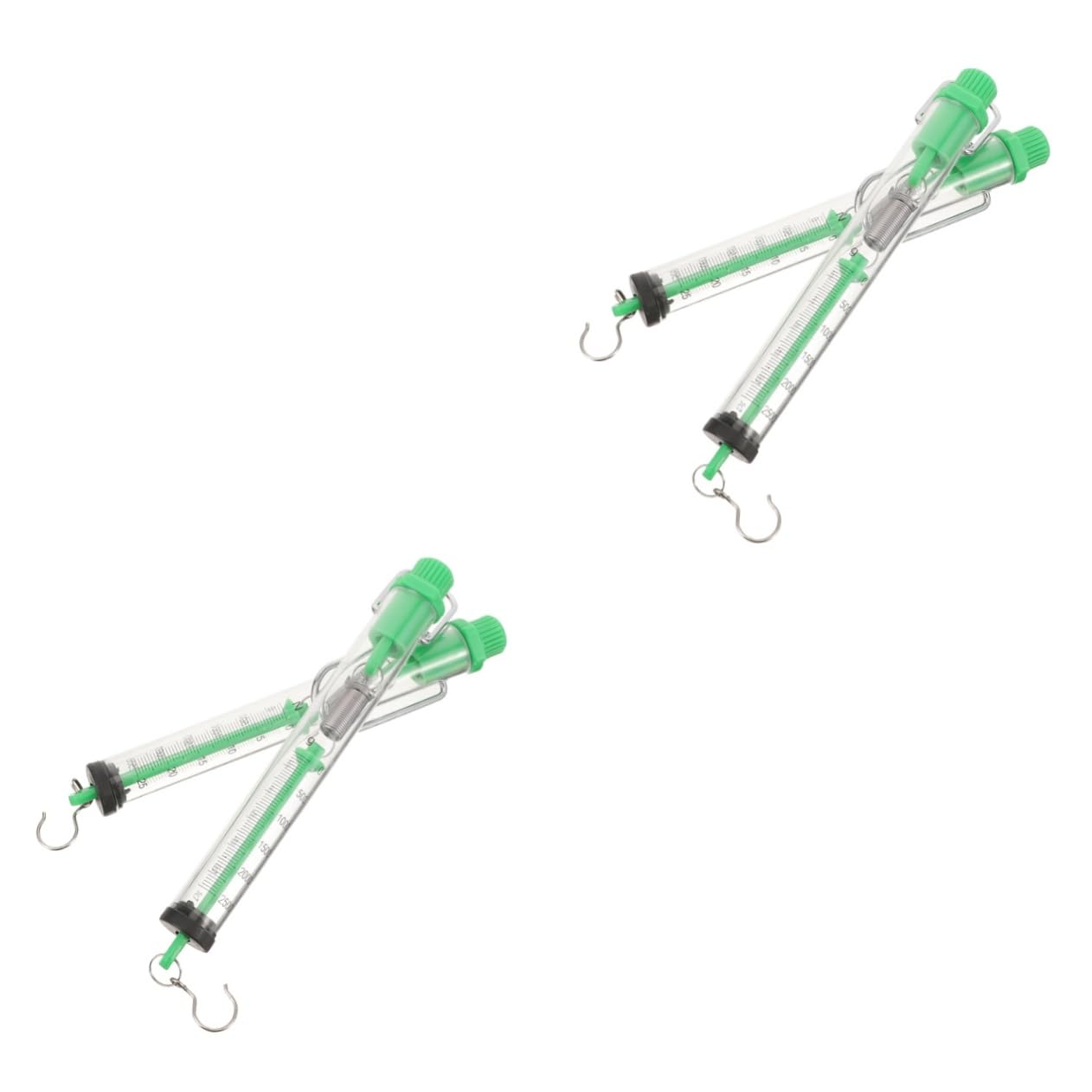 Healeved 4 Pcs Dynamometer Laboratory Tool Mechanical Scale Dynomometer Experiments Apparatus Laboratory Equipment Plastic Spring Scale Hanging Scale Gram Scale Spring Balance-image-1
