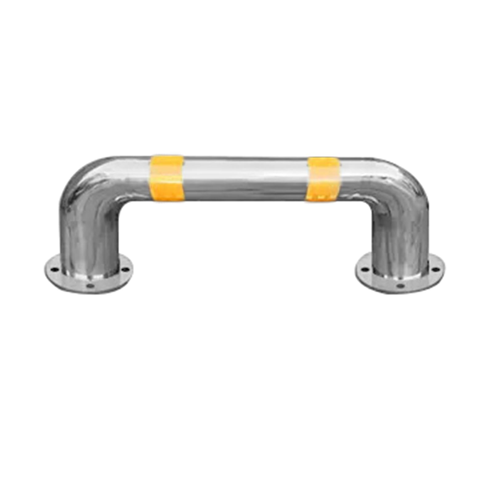 CWCQGH U Shape Security Bollards, U-Shaped Guardrail -Collision Bar,Stainless Steel Parking Stopper,Parking Space -Collision Railing Car Blocker (One Color 19.68 x 11.8in)
