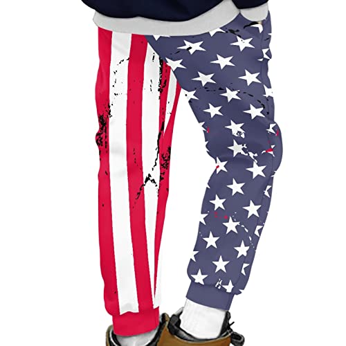 4-15T Girls Pants, Kids Funny Joggers Sports Sweatpants with Elastic Waist and Side Pocket2