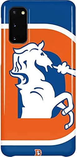 Skinit Lite Phone Case Compatible with Galaxy S20 - Officially Licensed NFL Denver Broncos Retro Logo Design