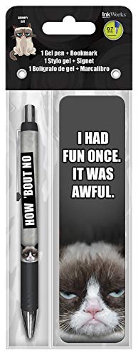 Trends International Grumpy Cat Gel Pen + Bookmark Pack