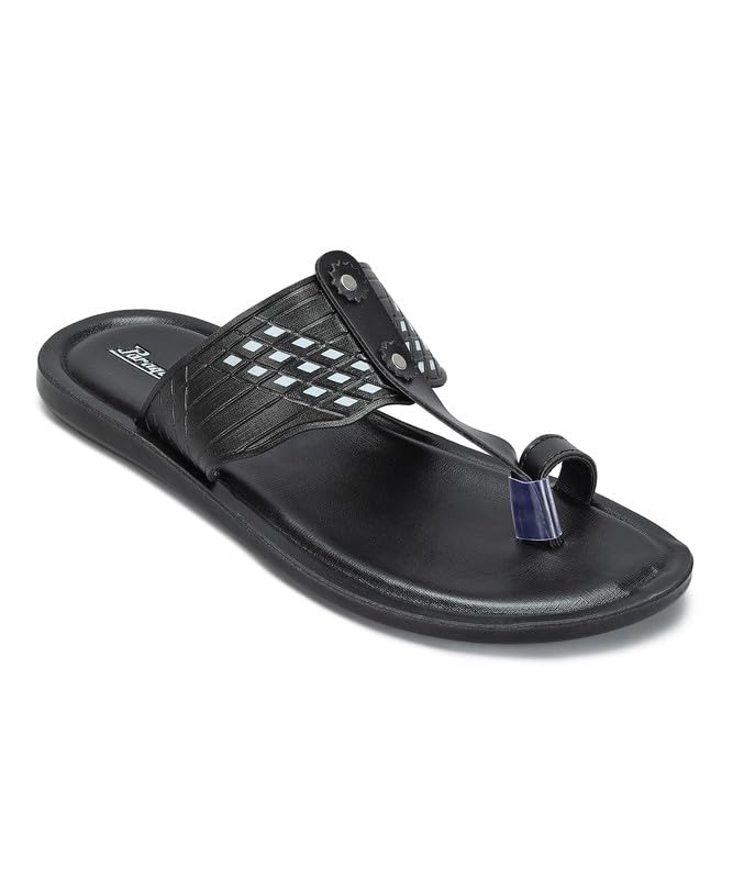 PARAGON Men's Slip On Sandals | Trendy Casual Slip-on Sandals with Cushioned Footbed, and Durable Construction | Perfect for Everyday Casual Wear