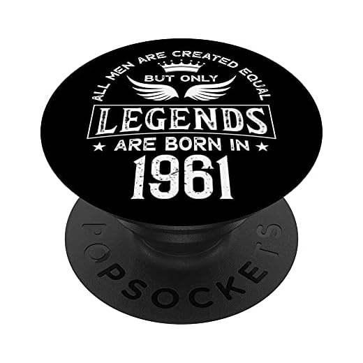 Humor original regalo de cumpleaños de 60 años Hombre 1961 PopSockets PopGrip Intercambiable
