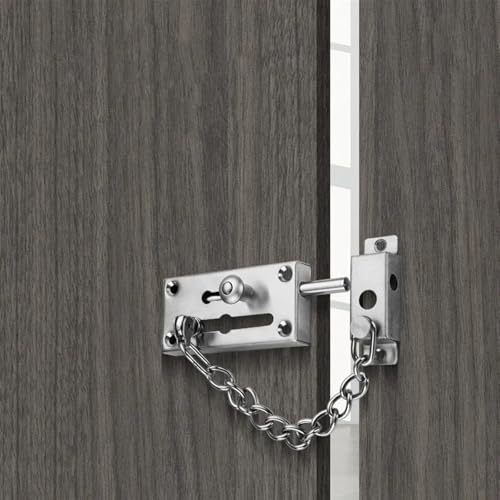 Serrure de porte de sécurité en acier brossé pour salon et hôtel - 5