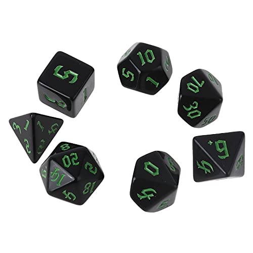 Amazon.co.jp: zx 7個のPCS樹脂多面体のサイコラル番号 DND RPG