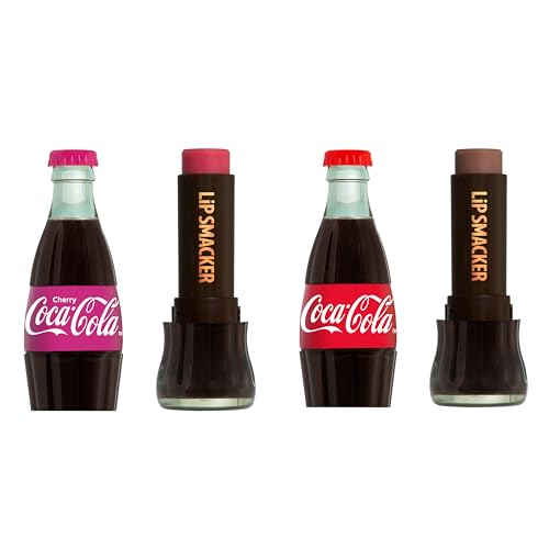 Lip Smacker Coca-Cola Bottle Lip Balm Duo, Moisturizing & Glossy Finish, Featuring Iconic Contour Bottle Design Fun, Collectible Gift for All Ages image 5