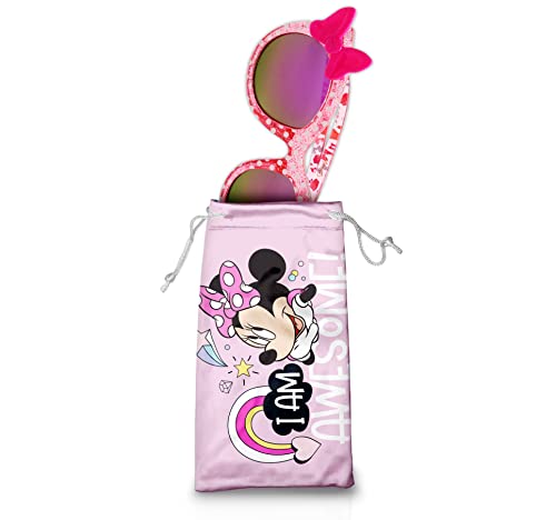 Minnie Mouse Sunglasses for Toddler Girls w/t Soft Case - Disney World Accessories for Trip - Disney Gifts for Kids3