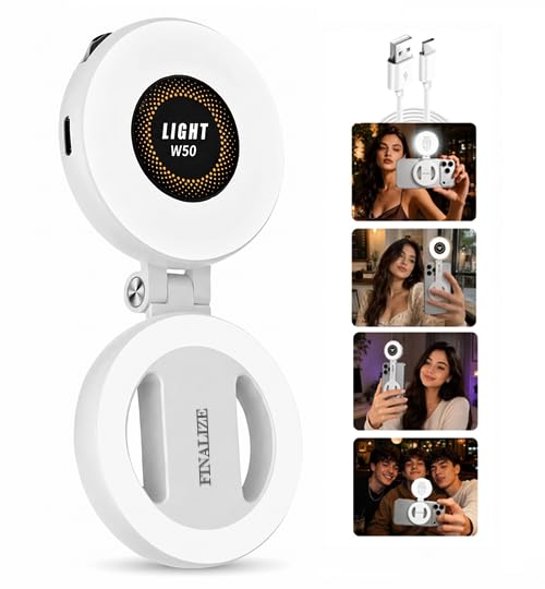 Magnetic Selfie Ring Light | LED Selfie Light Compatible with Mag Safe | LED Selfie Ring Light with Sticky Ring for Selfies, Photography, Video Conference,Zoom-picture-10