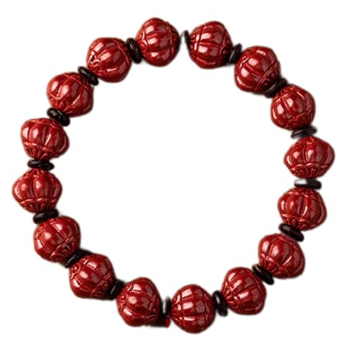 Offrez un bracelet feng shui en perles de lanterne comme talisman porte-bonheur