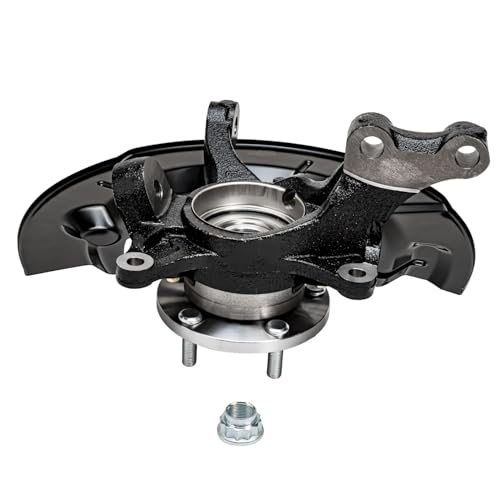Image of Detroit Axle - Front Steering Knuckles w /Hubs Lower Control Arms Replacement for 2012-2017 Toyota Camry L LE XLE 2.5L