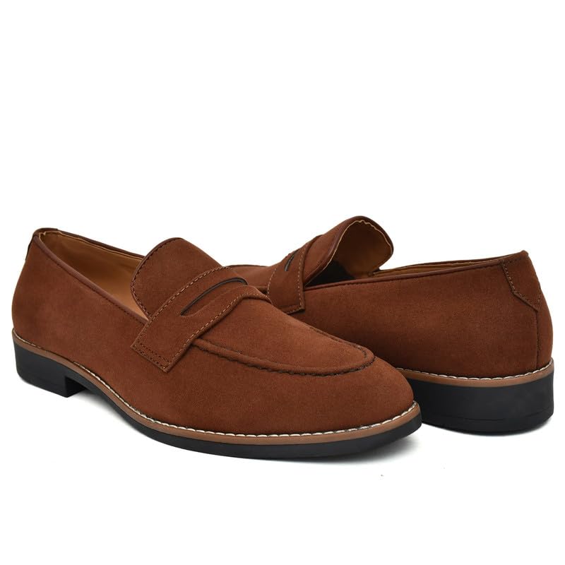 Image of Ariwa Casual Loafers Shoes for Men (Tassel) Brown,9 UK