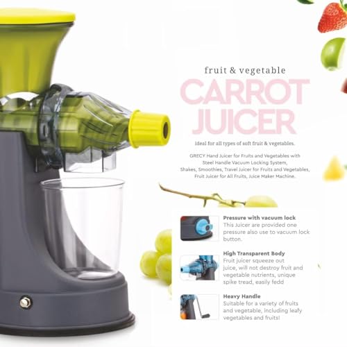 Image of Big Size Manual Juicer for Home Hand Press, Citrus Fruit Juicer Machine for Orange Mosambi Pomegranate, Heavy Duty Juice Extractor, Portable Hand Juicer for Fresh Juice (Multi, Medium)