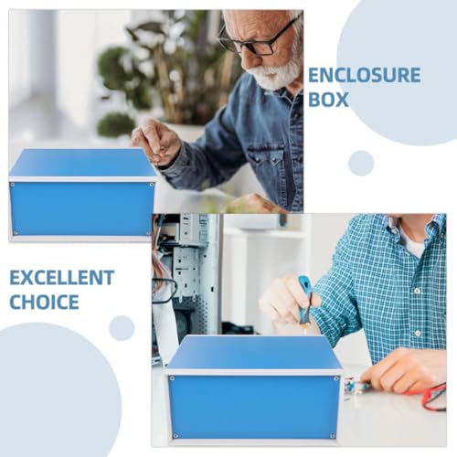 Caja eléctrica con tornillos de metal para proyectos electrónicos 4