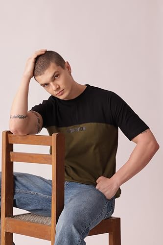 Image of Trendy Men's Round Neck T-Shirt Pure Pre Combed Cotton Bio-Washed 3D Print (STM-003)