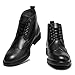 Mens Dress Boots Fashion Dress Boot For Men Oxford Ankle Boots Black Dress Boots Genuine Leather Classic Brogue Style