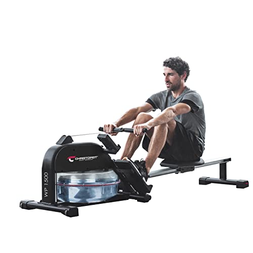 Christopeit Sport Wasser Rudergerät WP 1500 - Extragroßer Wassertank - Aluminium-Schiene - LCD-Computer - Klappbar – Bild 5