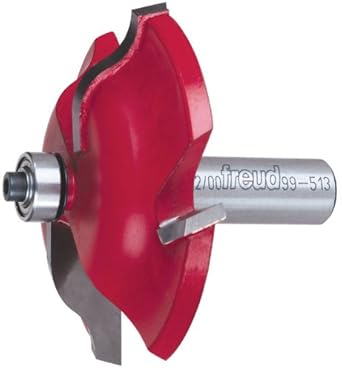Freud 99-513 Quadra-Cut Ogee Raised Panel Router Bit with 1/2