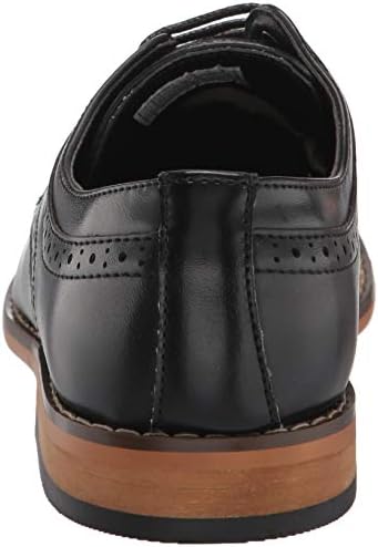 Stacy Adams Boy's Dickens Lace-Up Oxford, Black, 1 M US Big Kid | Image 2