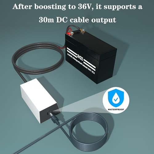 Image of for Starlink Mini 12V Adapter-12V /36V to 36V Input Battery Modification Converter, 100cm Cable Waterproof DC Female Port, Compatible with Max 30m /100Ft+Starlink Mini Power Cable