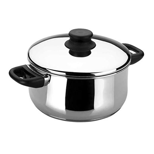 Lacor 14318- Casseruola con Coperchio garinox 18 cm