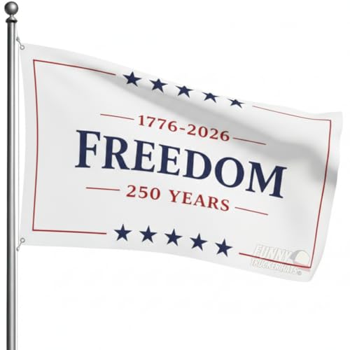 Freedom 250 Years American Flag 3x5 Ft 17762026 Patriotic USA Flag Red White Blue Semiquincentennial Outdoor Indoor Flag with Grommets