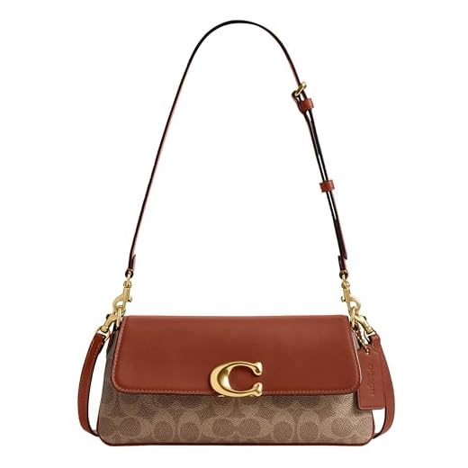 Coach Jet Shoulder Bag in Signature Canvas, Tan Caramel