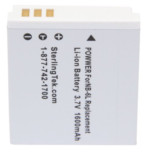 STK Canon NB-6L NB-6LH Battery 1600mAh for Powershot SX710 HS ,SX520 HS ,SX530 HS ,SX510 HS ,S120 ,SX700 HS ,SX610 HS ,SX600 HS, D30, and S95 Cameras - Thumbnail 6