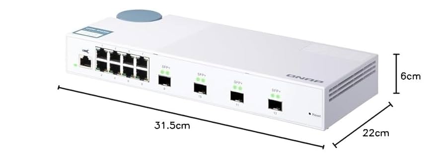 QNAP QSW-M408S - Entry level 10GbE layer 2 web-managed