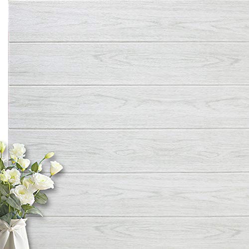 @Y.T Papel Pintado Autoadhesivo Pegatinas de Pared 3D Decoración de la Sala Papel Tapiz de Grano de Madera,M