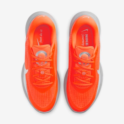 Nike Journey Run PRM Women's Road Running Shoes (FZ3090-800, Hyper Crimson/Wolf Grey/Safety Orange)4