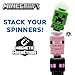 Minecraft Spinner Toys Series 2 – Alex, Magnetic & Stackable Fidget Spinner – Official Licensed Collectible by Just Toys LLC (2.5″) (Glow-in-The-Dark Creeper, Panda, Alex, Enderman, Pig)
