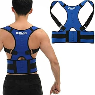 Walgreen Xample Posture Corrector for Men and Women, Upper Back Brace for Clavicle Support, Adjustable Back Straightener and Providing Pain Relief from Neck, Back & Shoulde (Small)