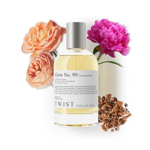 Twist Glow No. 99 - Inspired by Chlo.e EDP, Long-Lasting Perfume for Women, Rose & Peony, Vegan, Clean Ingredients, Fragrance – Spray 100 ml | 3.4 fl. oz.